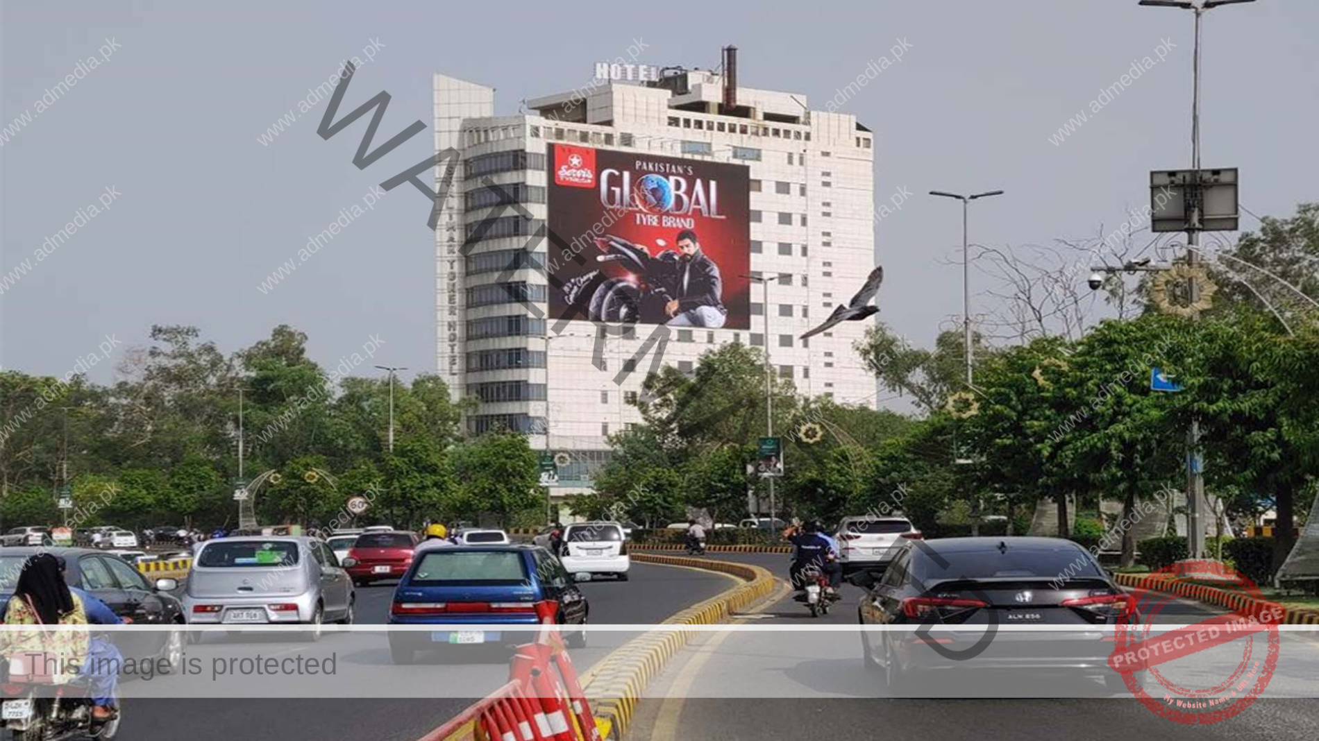 Boost your brand’s reach with Admedia’s premium glass branding opportunity at Shalimar Tower on Jail Road. This prime location captures heavy traffic from key routes, including PIC, Shadman Chowk, and Canal Bank Road, leading toward Siddique Trade Center, Sherpao Bridge, and the bustling Gulberg area. With thousands of daily commuters and potential customers passing by, this site is perfect for high-visibility advertising.